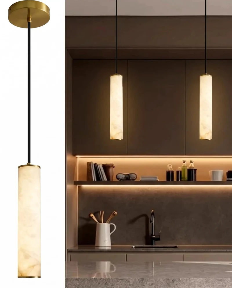 Top Shelf Hand Carved Spanish Alabaster Pendant Light Built On Solid Brass Frame That Pumps Out Serious Ambient Vibes And Highlights Naturally Veined Stone For Chill Bedroom Decor Lighting