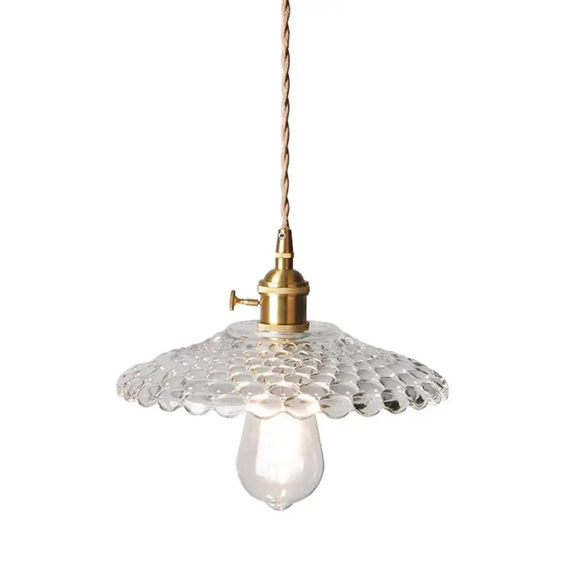Ace Nordic Minimalist Glass Shade Pendant Lamp With Single Head Hanging Setup For A Fresh Vibe In Balcony Corridor Or Living Room E27 Socket Fixture Top Shelf Interior Decor Lighting