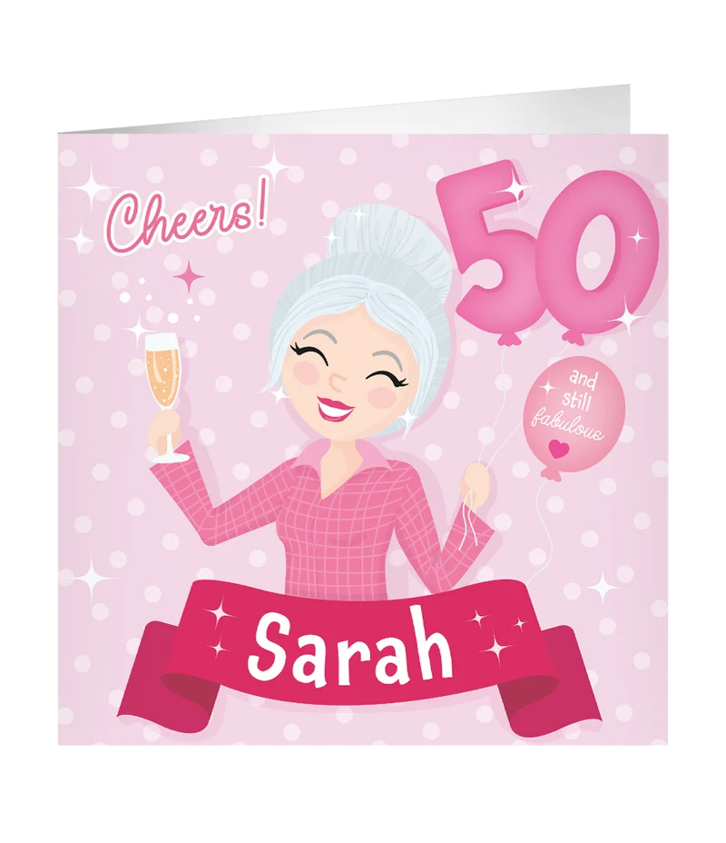 XL Wenskaart Sarah