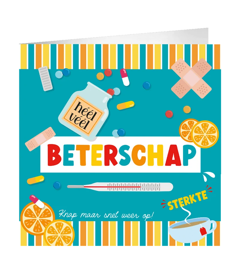 XL Wenskaart Beterschap