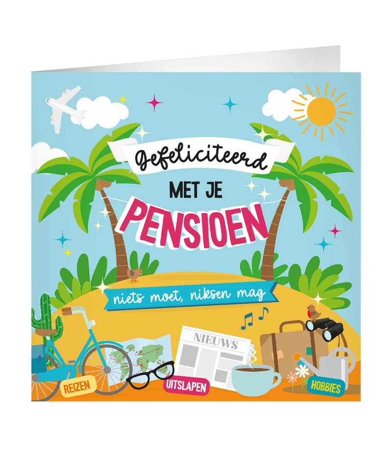 XL Wenskaart Pensioen