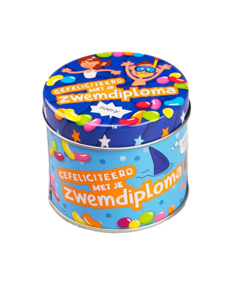 Snoepblikje Zwemdiploma