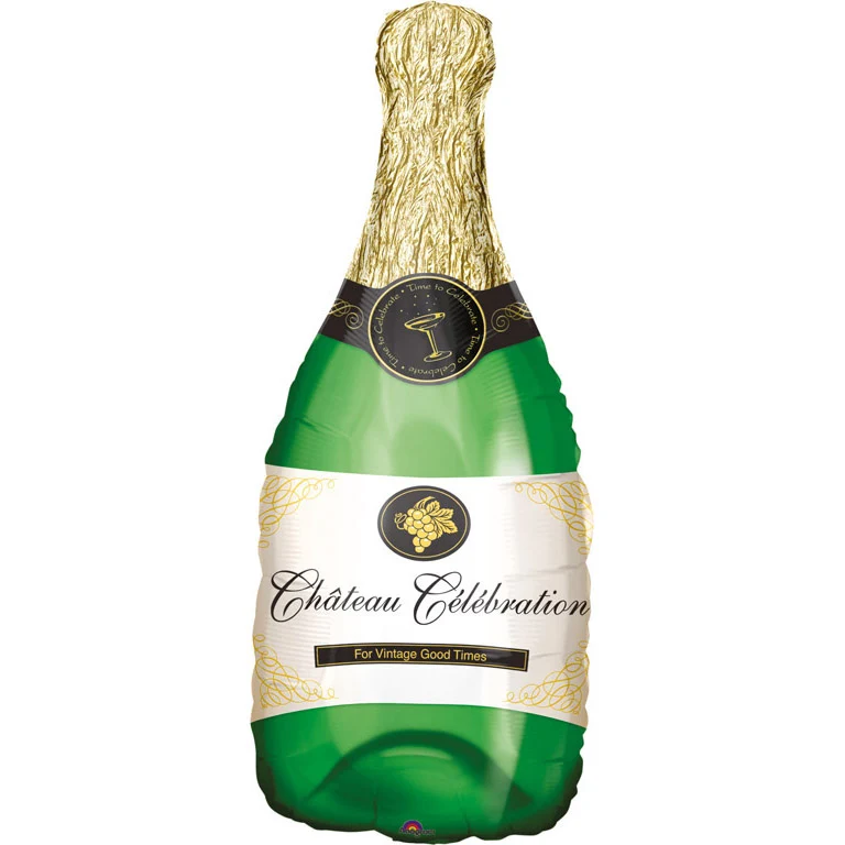 Folieballon SuperShape Champagne Bottle
