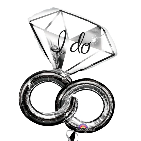 Folieballon SuperShape Wedding Rings