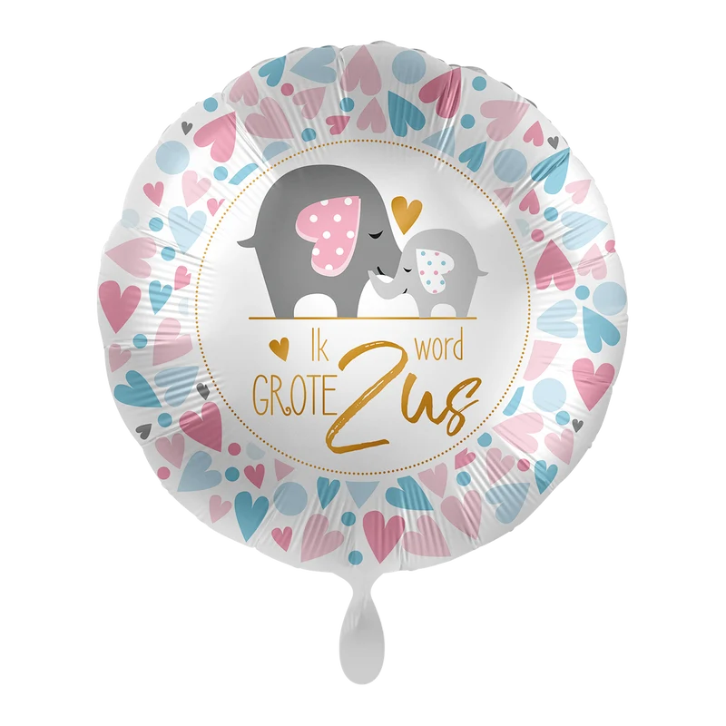Folieballon Ik word GROTE zus