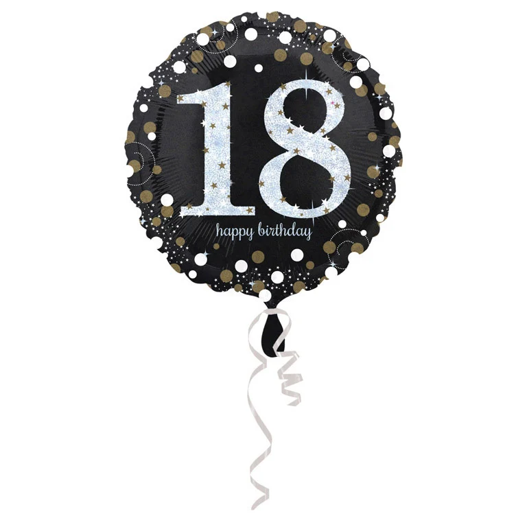 Folieballon Sparkling Celebration Leeftijden