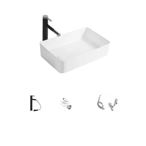 Smooth Upgrade Ceramic Countertop Vessel Sink, No Sweat Bathroom Wash Basin, Easy Install Durable Single Bowl Setup For Modern Home Remodel Or Sharp Powder Room