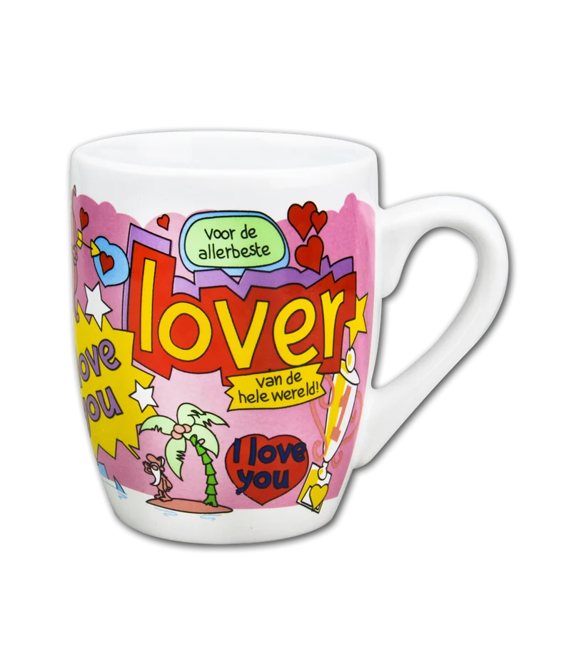 Cartoon mok - Lover