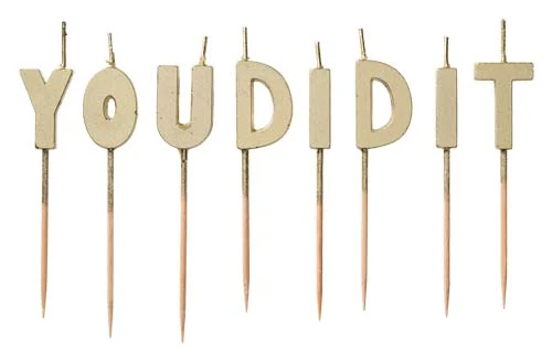 Party candles - You did it