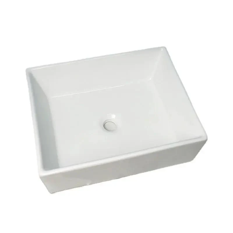 Slick Ceramic Vessel Sink With Square Flat Bottom Design Perfect For Modern Bathroom Countertops Delivers A Fresh Vibe And Zero Drama Mounting For Your Daily Wash Setup