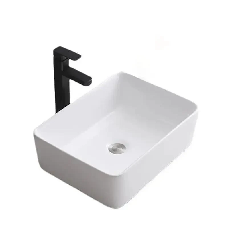 Modern Square Ceramic Vessel Washbasin Acting As A Real Game Changer For Your Countertop While Bringing Slick Clean Lines And Effortless Style To Any Bathroom Setting