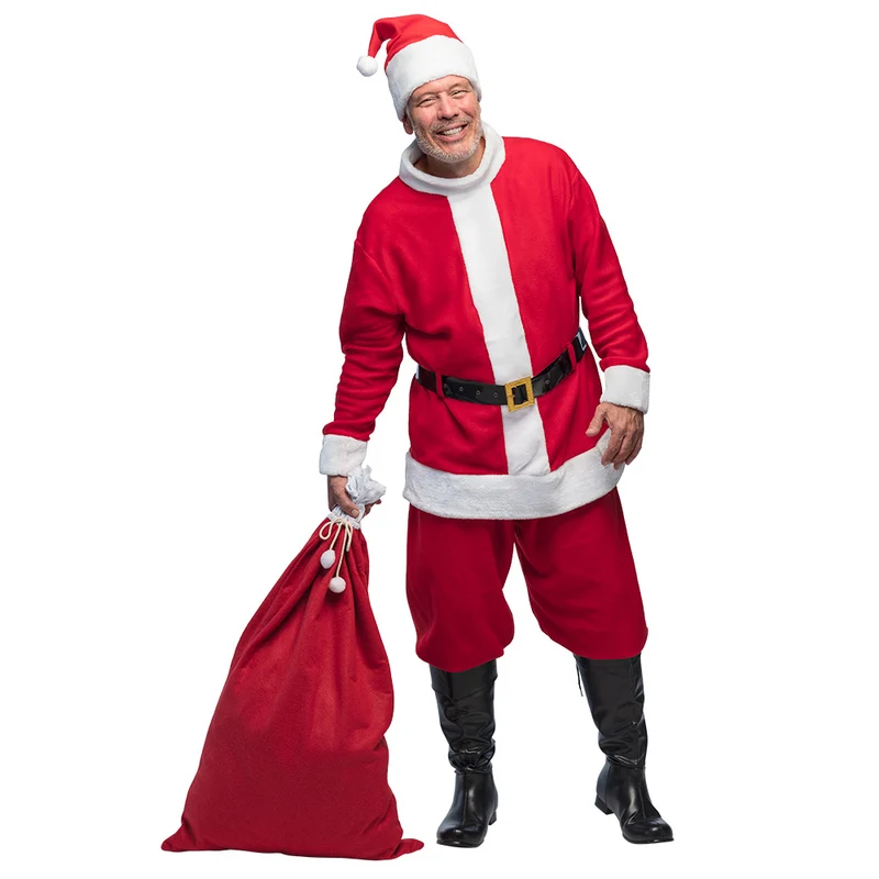 Kerstman zak 100x60cm