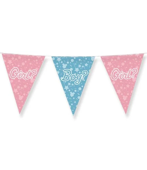 Vlaggenlijn gender reveal