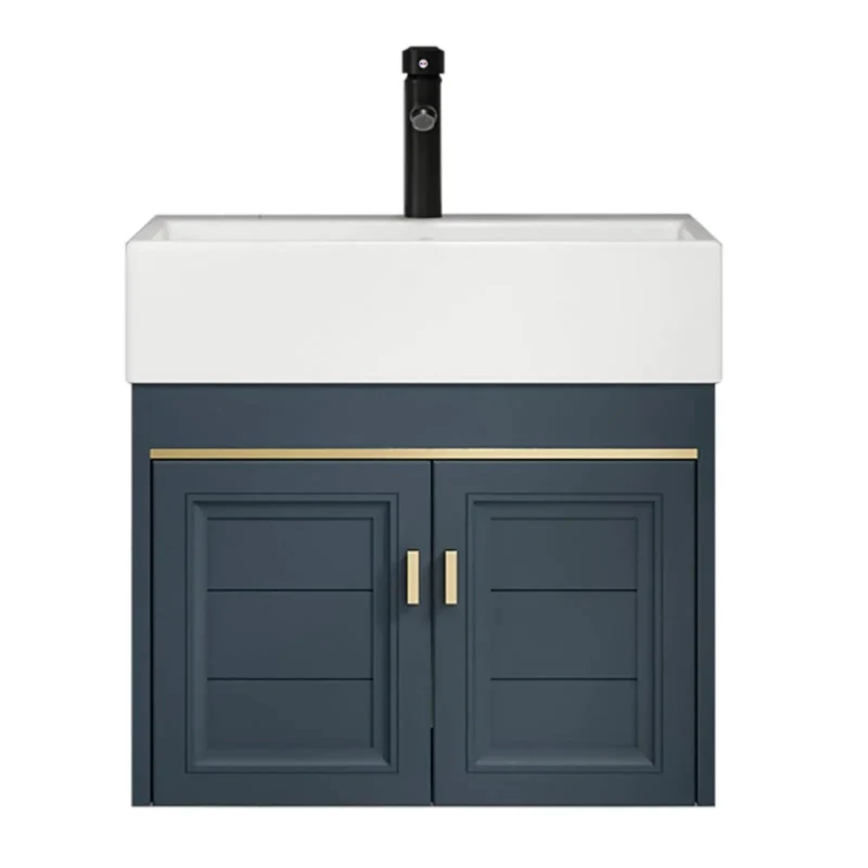 Smooth Operator Ceramic Vessel Sink For Tiny Bathrooms Wall Mounted Washbasin And Faucet Combo Top Shelf Compact Vanity Cabinet Set With Flawless White Finish