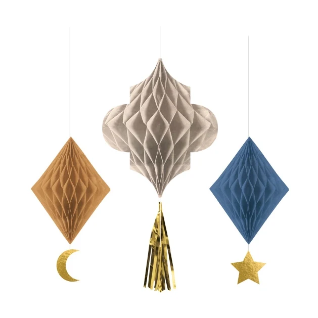 Eid Mubarak hang Decoraties 3 stuks