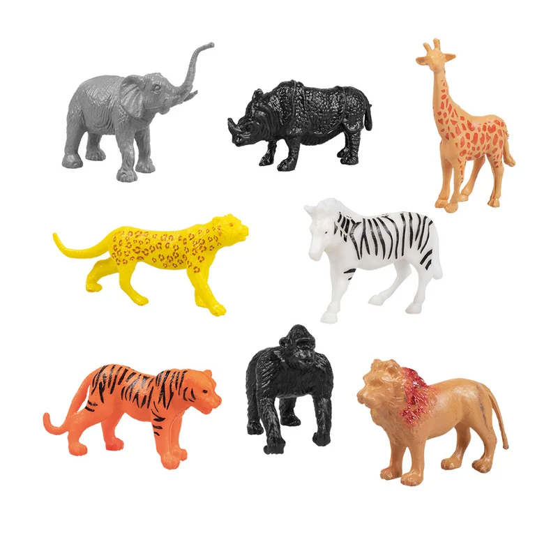 Set 8 Wilde dieren