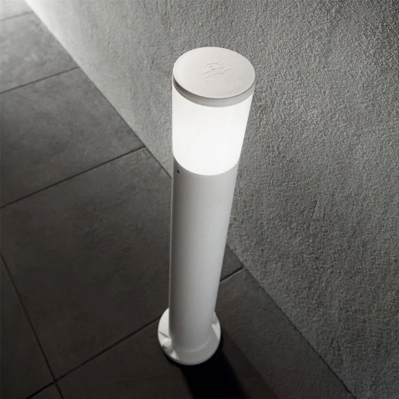 Ideal Lux Amelia - 1 Lichts Tuinpaal Wit IP55, E27