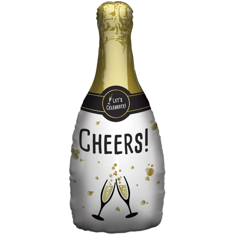 Folieballon Champagnefles 72cm