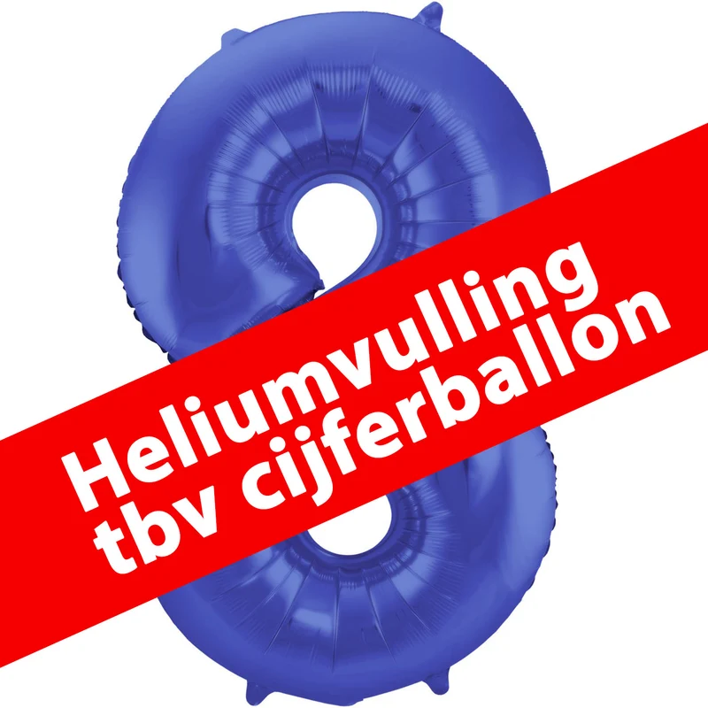 Heliumvulling folie cijfer
