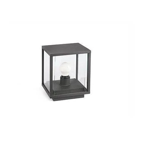 Faro Nala - 1 Licht Buitenlamp Sokkel Licht Donkergrijs IP54, E27