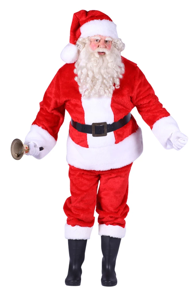 Kerstman kostuum Pluche