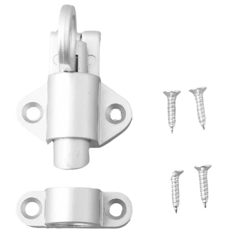 Heavy Duty Self Closing Aluminum Door Latch With Strong Spring Action Snaps Shut Dead Tight For Secure Gate Hardware Easy No Sweat Setup Smooth Glide Operation Durable Aluminum Gear Real Deal Protection