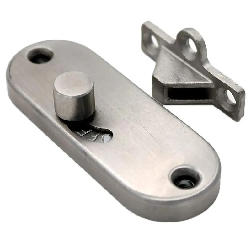Heavy Duty Stainless Steel Sliding Door Lock And Barn Gate Hasp Latch For Secure Shed Privacy Bolt Built Tough As Nails With Foolproof Design And Smooth Operation Hardware Included