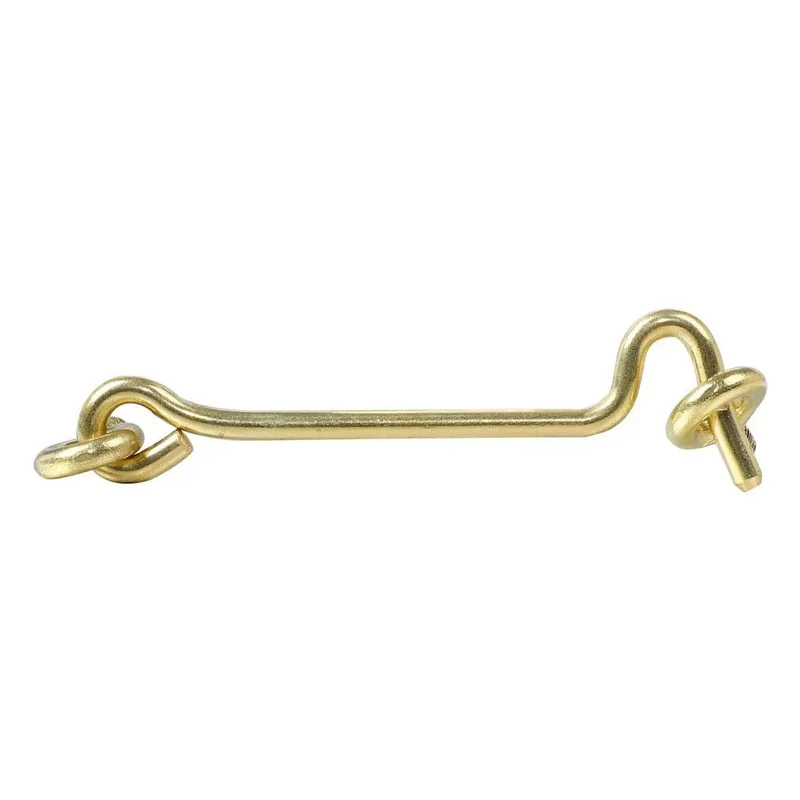 Heavy Duty Iron Gate Hook And Eye Latch With Screws For Sliding Barn Doors And Windows Rock Solid Cabin Style Catch No Brainer Install Secure Lock Pro Quality Interior Hardware Piece