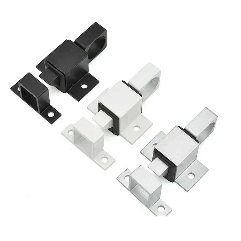 Tough As Nails Aluminum Spring Latch Automatic Door Lock Snap Shut Gate Hardware For Hotels And Offices Silver Finish Zero Hassle Install Pro Grade Secure Lockdown