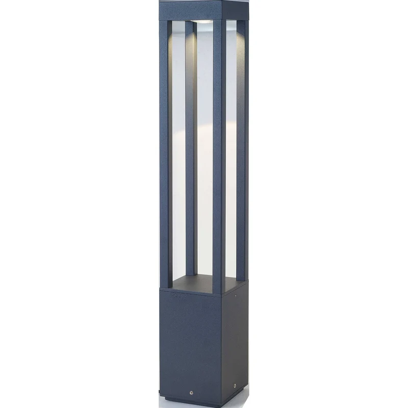 Faro Agra - LED-tuinpaal voor buiten donkergrijs IP54