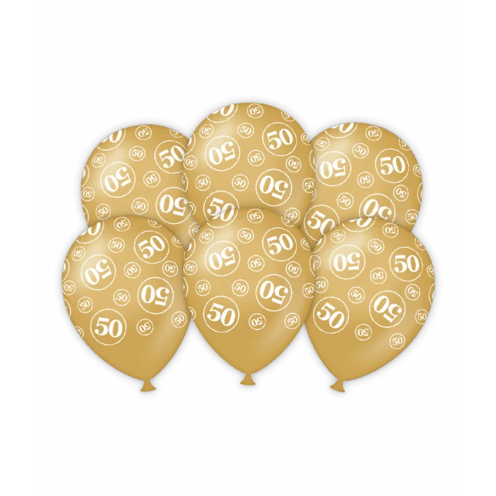 Ballonnen - 50 jaar getrouwd 6st.
