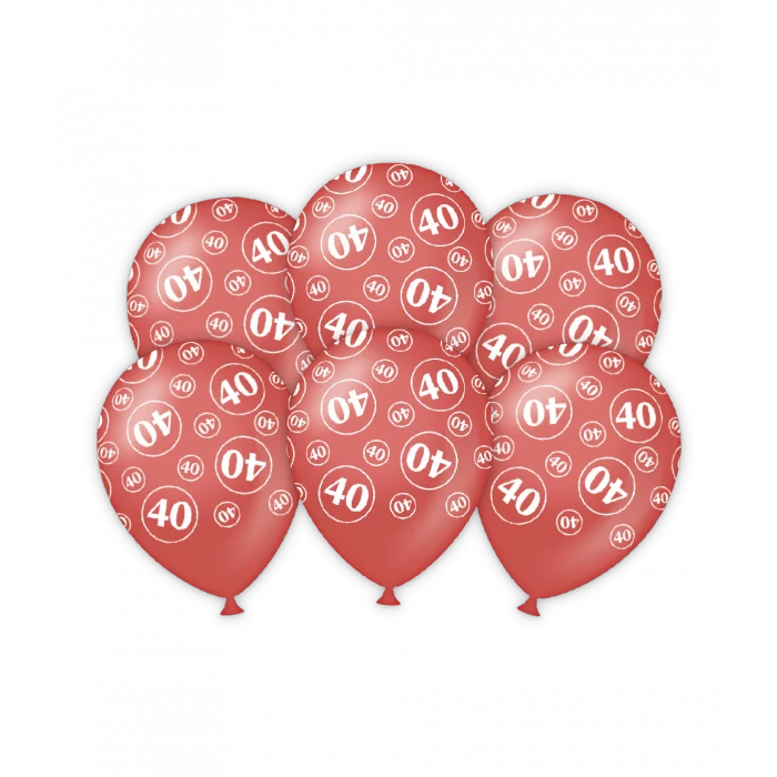 Ballonnen - 40 jaar getrouwd 6st.