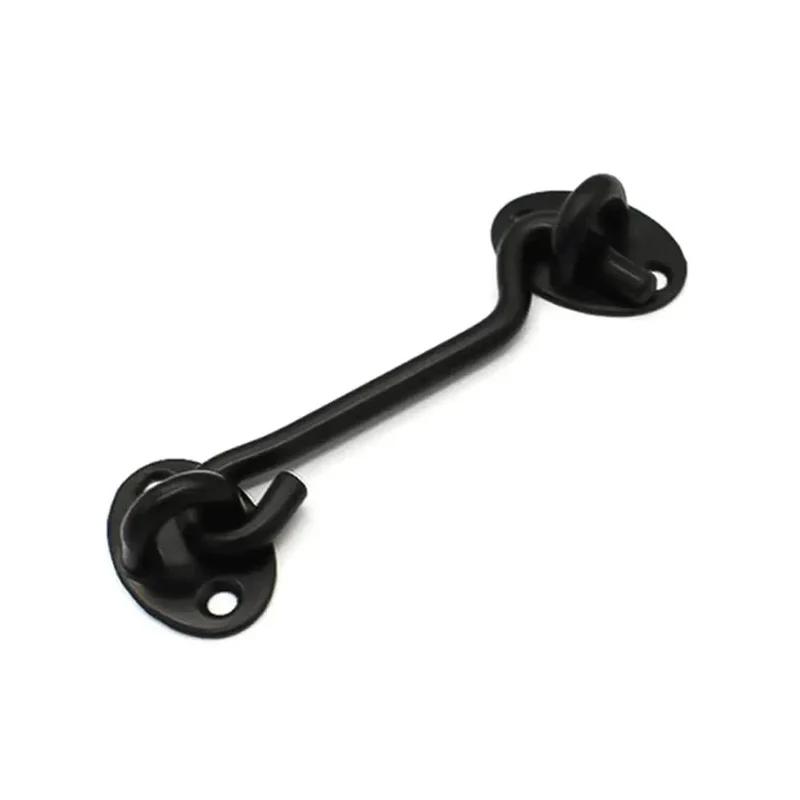 Heavy Duty Snap Latch Hook For Yard Gate And Storage Shed With Snag Free Push Button Design For Tough As Nails Home Security And Pet Proof Door Lockdown Setup Plus All Weather Steel Build