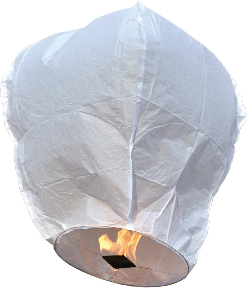 Wensballon wit 1m