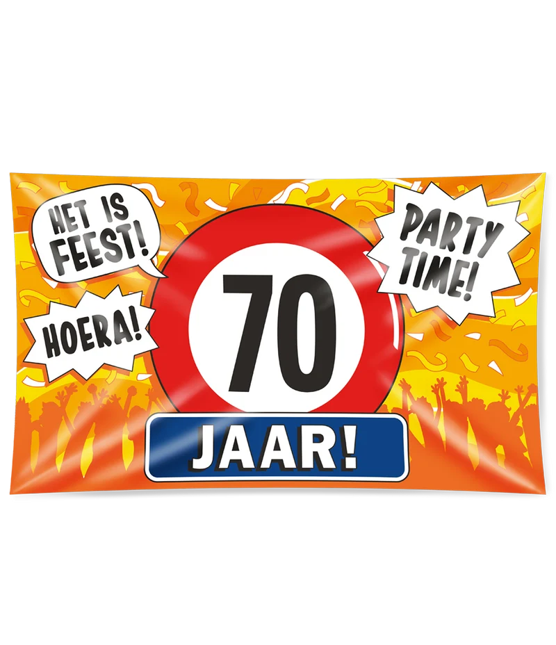 Gevelvlag XXL - 70 jaar