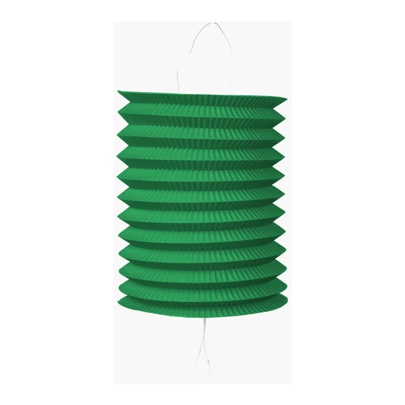 Papieren lampion diameter 16cm groen