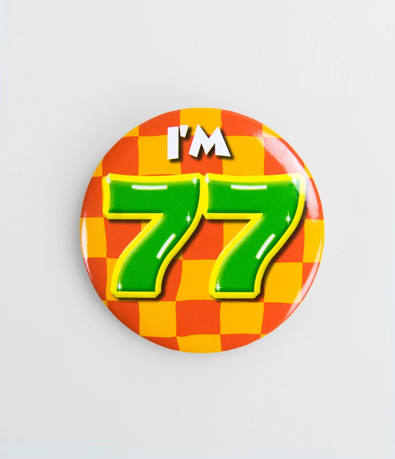 Button 77 jaar