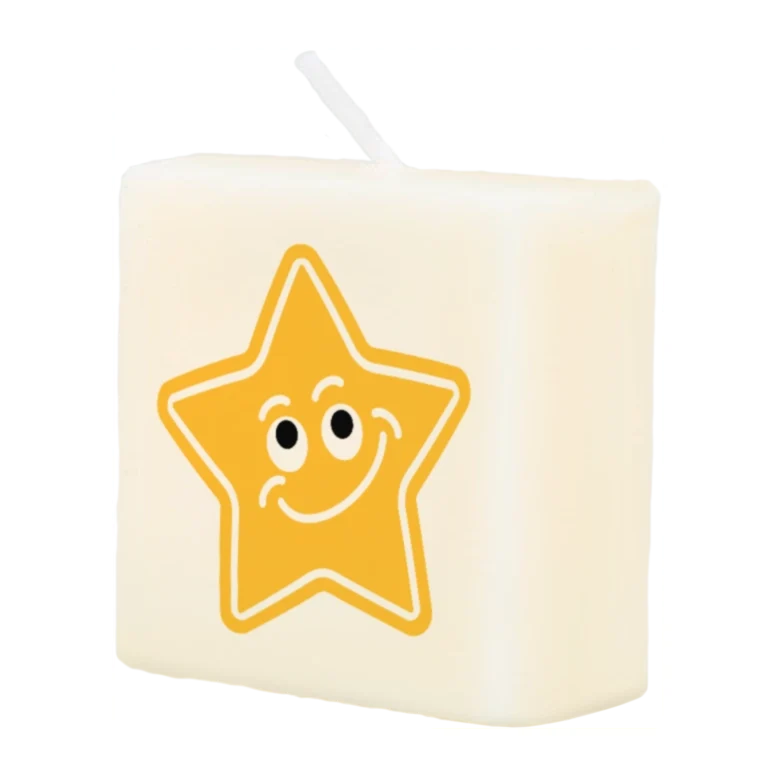 Letter Kaarsje - Star