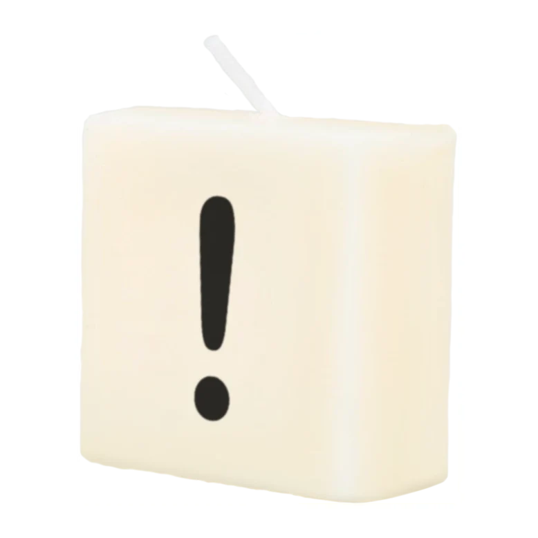 Letter Kaarsje - !