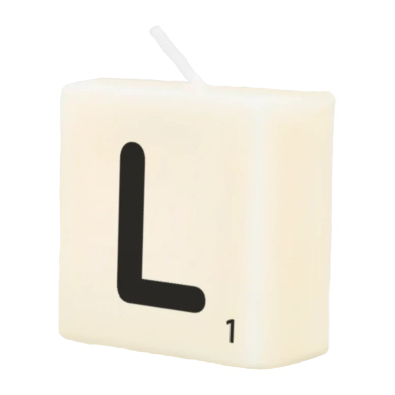 Letter Kaarsje - L