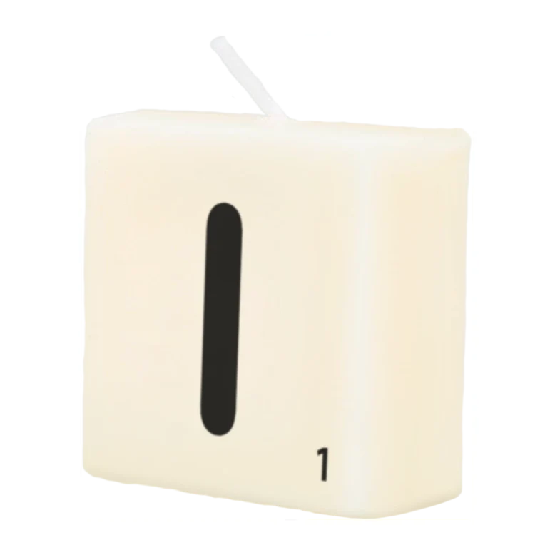 Letter Kaarsje - I
