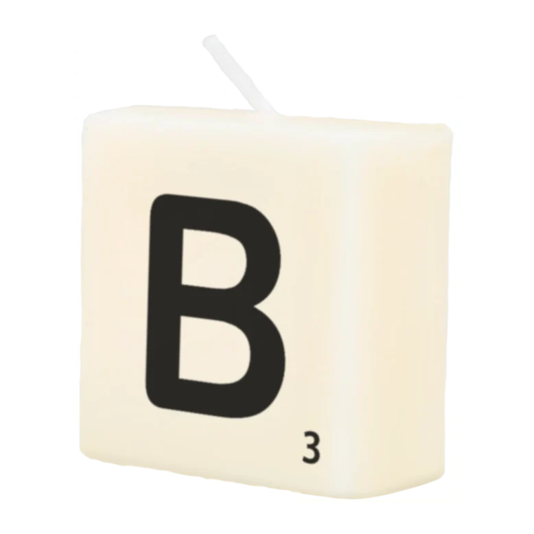 Letter Kaarsje - B