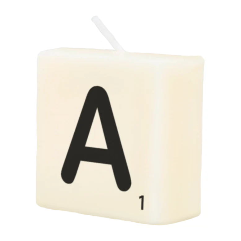 Letter Kaarsje - A