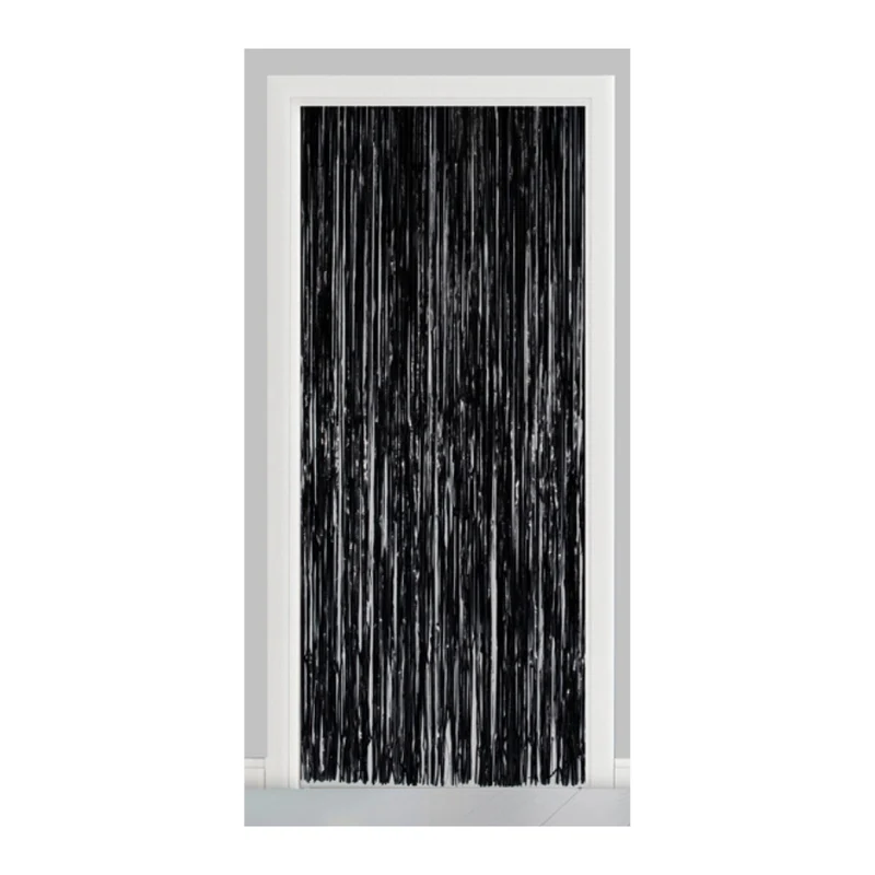 Deurgordijn zwart (brandvertragend) 240x100cm