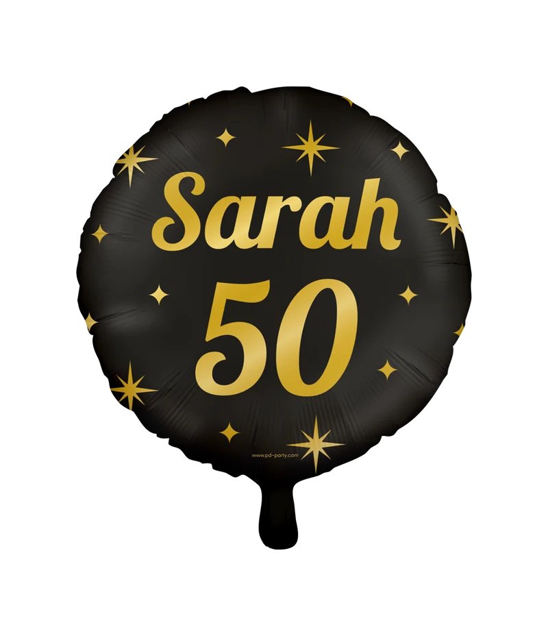 Folieballon classy Sarah 50