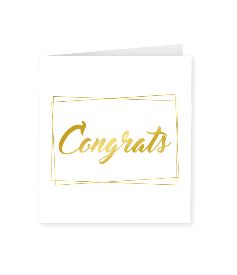 Wenskaart classy Congrats