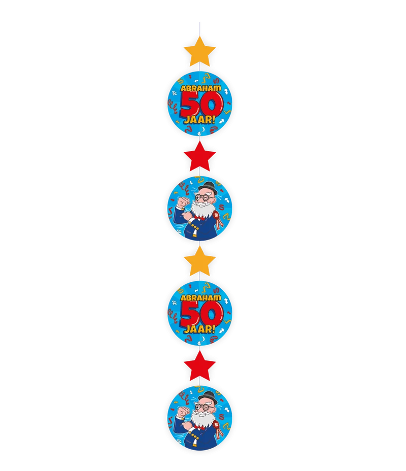 Hanging deco Abraham cartoon