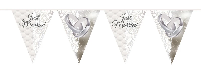 Vlaggenlijn Just Married 10mtr