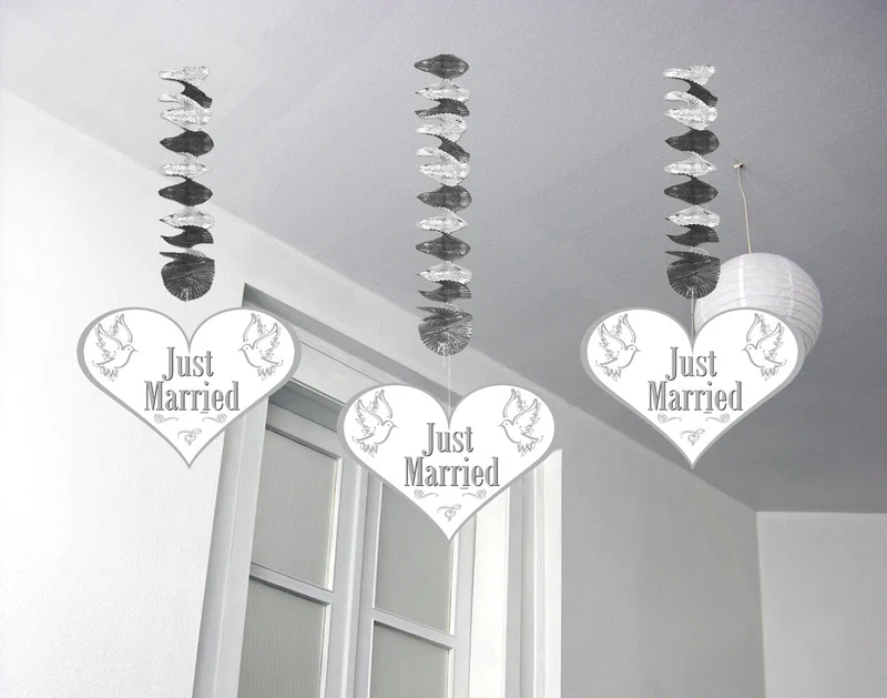 Hangdecoratie Just Married/3