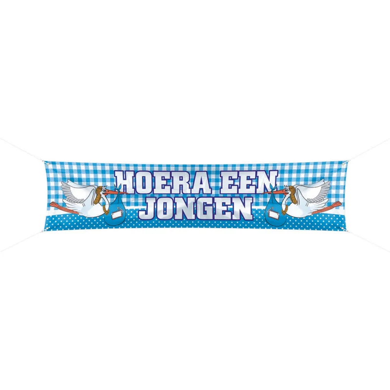 Spandoek hoera een jongen - meisje